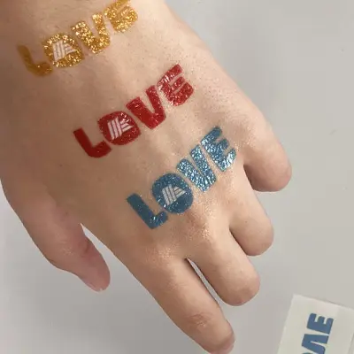 Glitter Tattoos (4x4 cm)