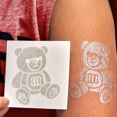 Tattoos metalizados (4x4 cm)